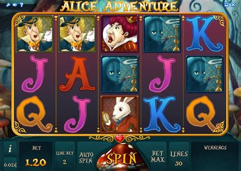 Alice s adventures in wonderland slots